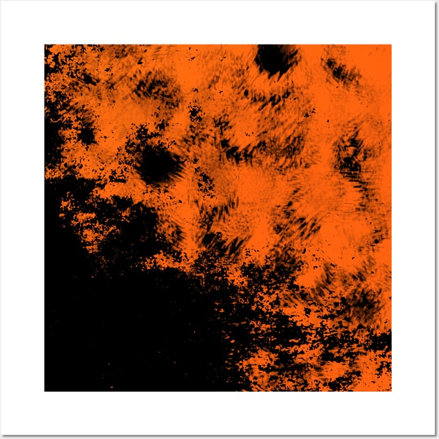 Dirty orange abstract Wall Art by Gaspar Avila